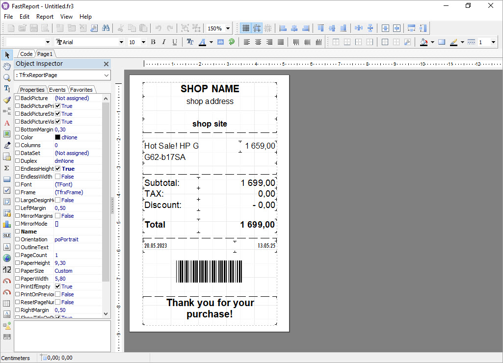 Receipt Editing Form in Store Manager for WooCommerce