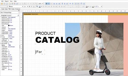 Advanced Layout Editor in WooCommerce PDF Catalog Creator