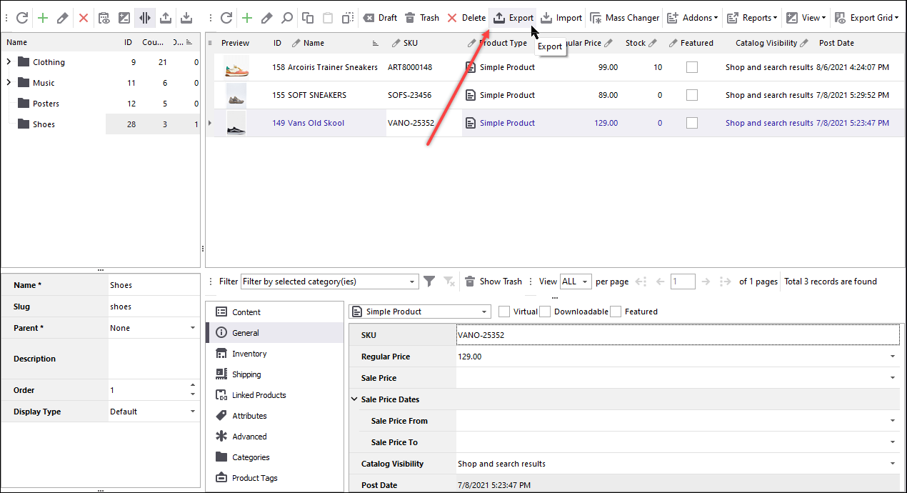 Export WooCoommerce to Google Sheets Option