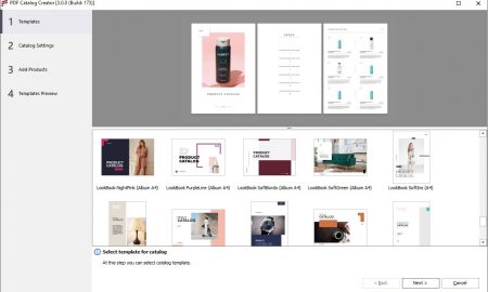 WooCommerce PDF Catalog Templates Selection