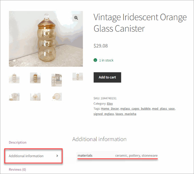 Etsy to WooCommerce Imported Store Manager