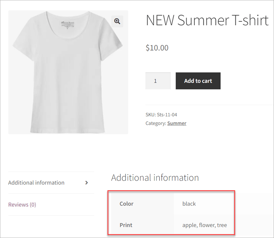 WooCommerce Store Manager Import Attribute Product View
