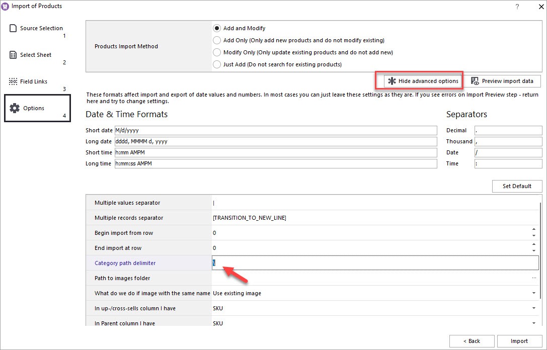 WooCommerce Cloud Import Methods