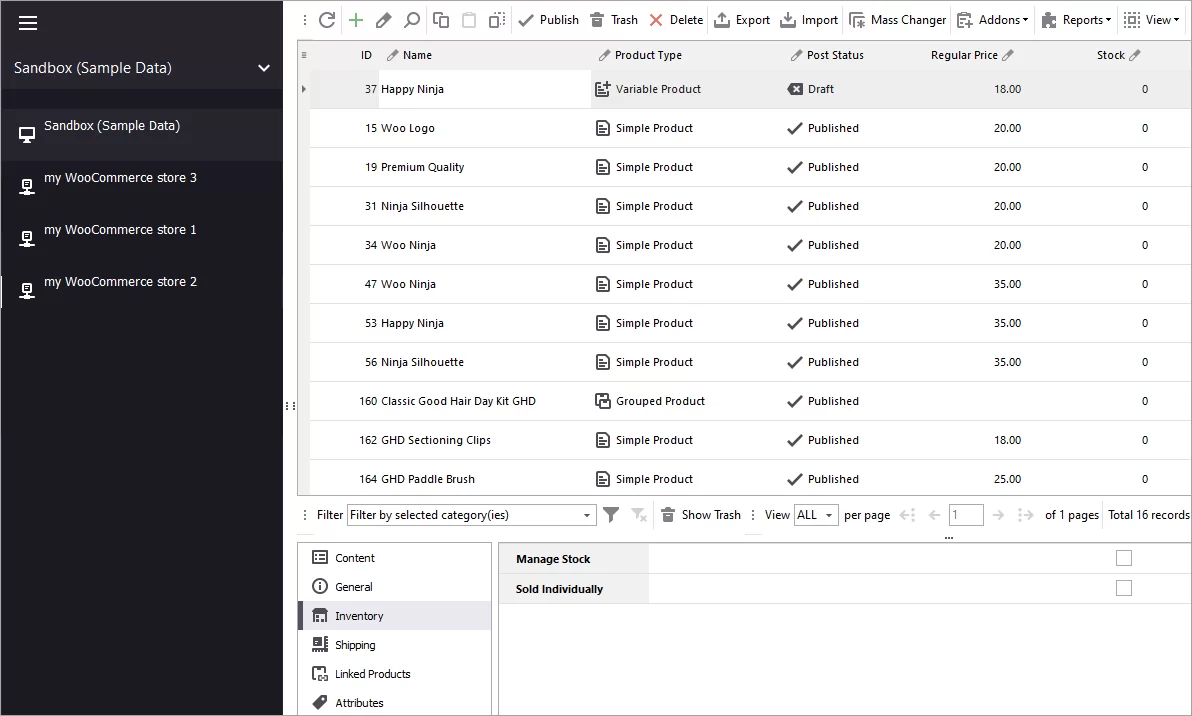 WooCommerce Multiple Sites Management