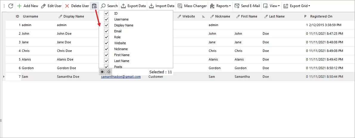 Export WooCommerce Customers