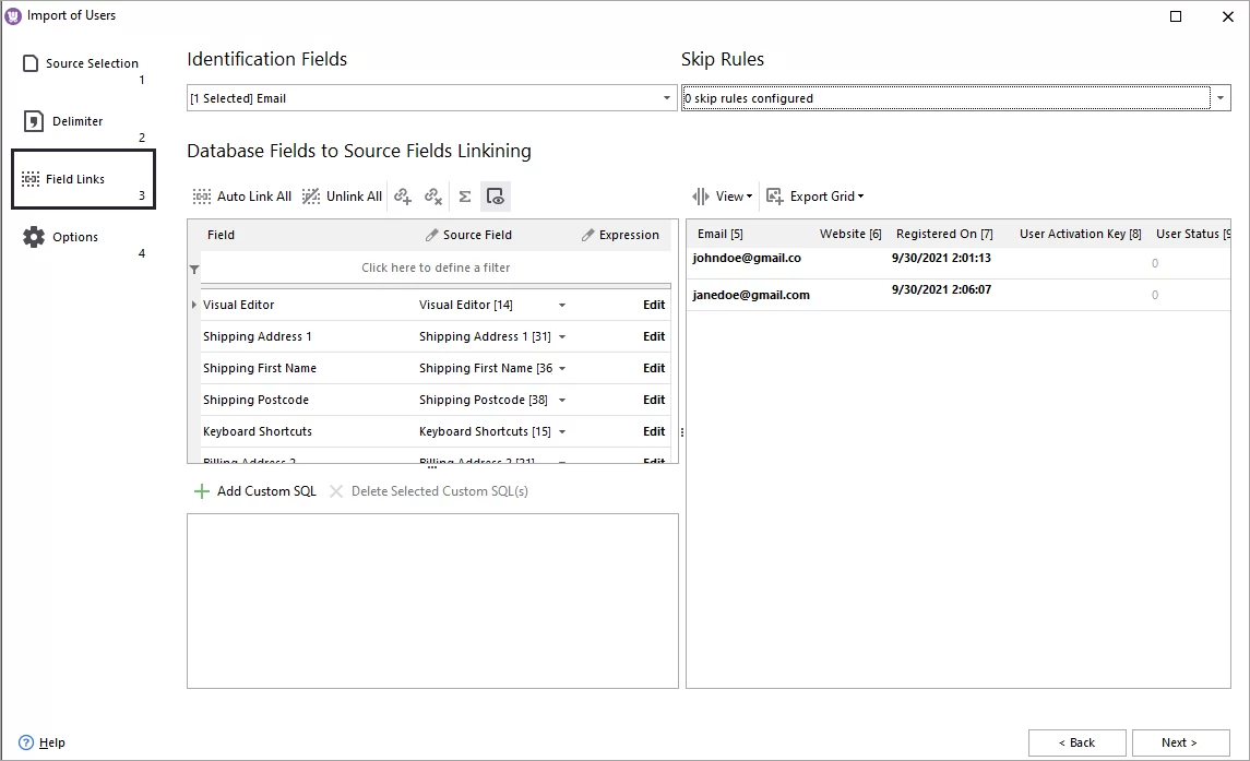 WooCommerce Customer Import