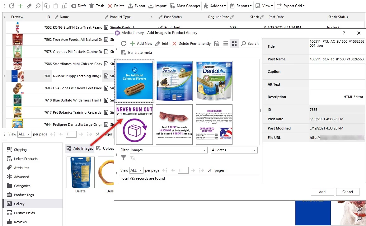 Adding New WooCommerce Image to Product from Media Library