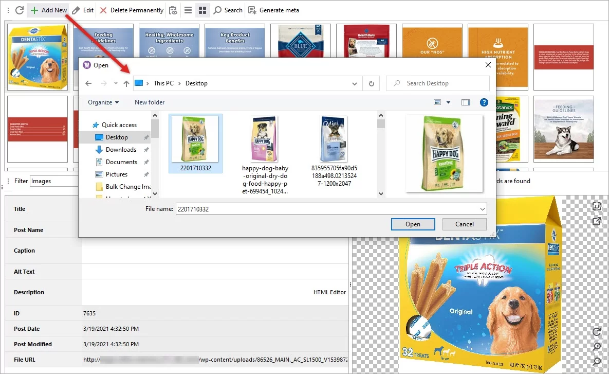 Adding New WooCommerce Images to Media Library