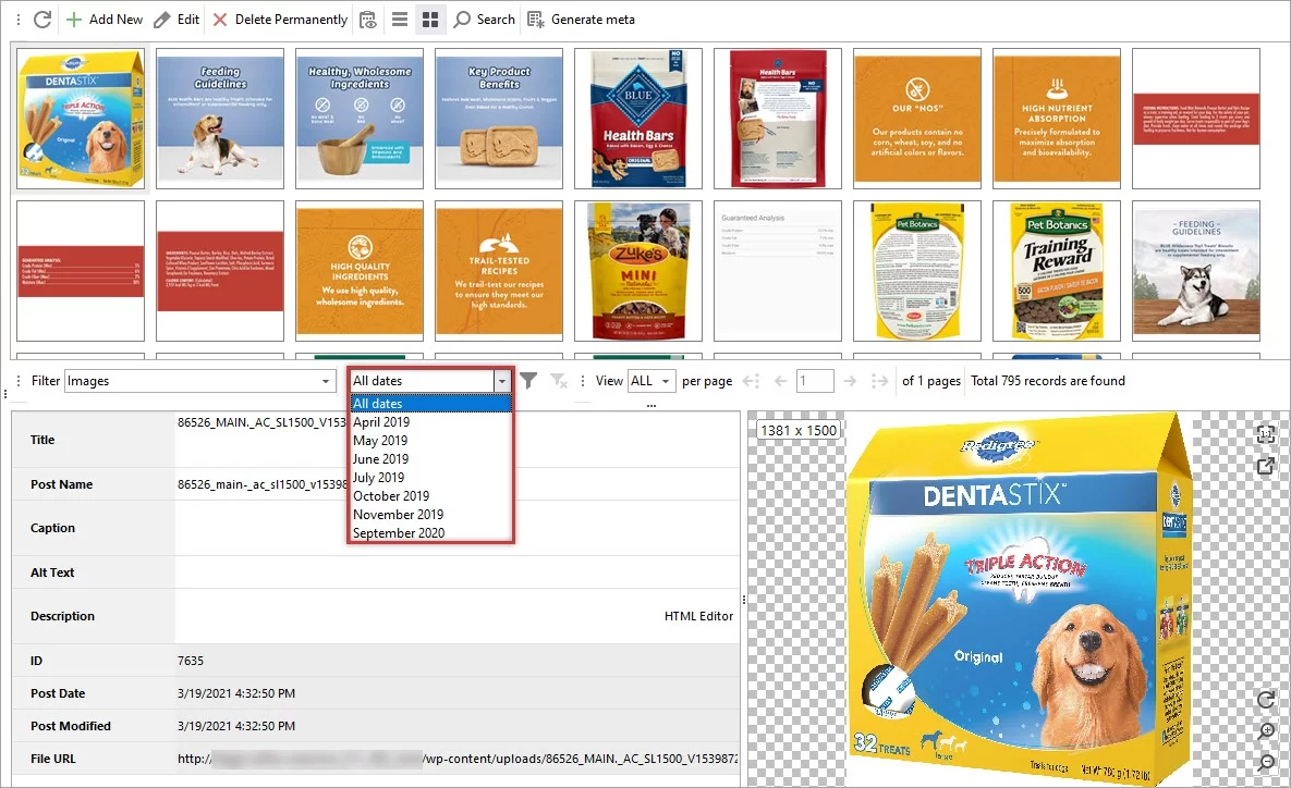 WooCommerce Image Filter in Media Library