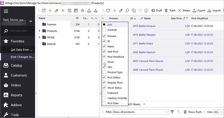 WooCommerce Product Management