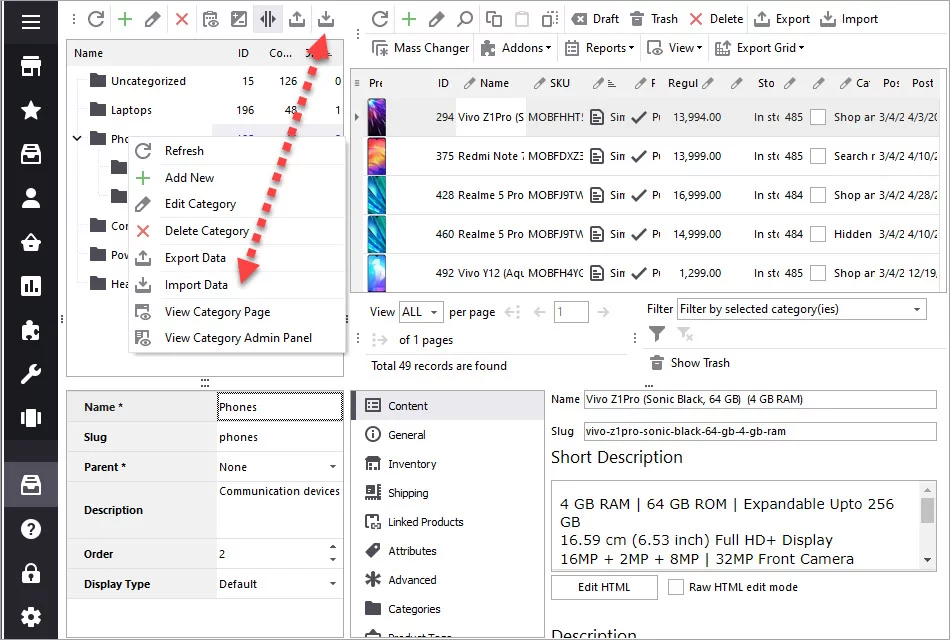WooCommerce Import Categories Wizard Launch