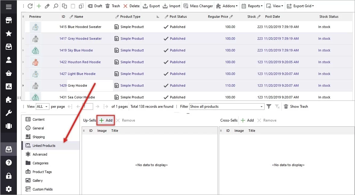 WooCommerce Linked Products: Cross and Up-selling