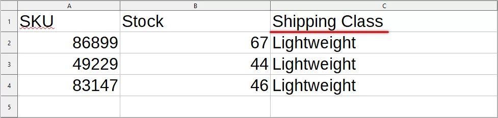 Adding WooCommerce Shipping Class Via Import