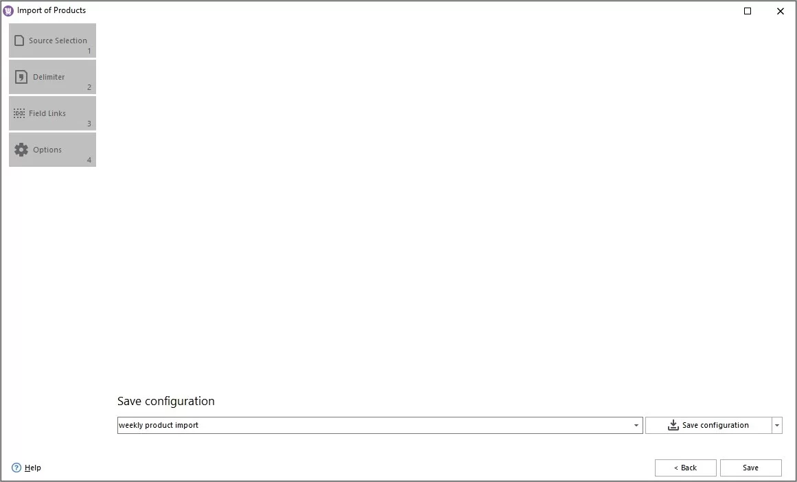 WooCommerce Autoimport Configuration Saving