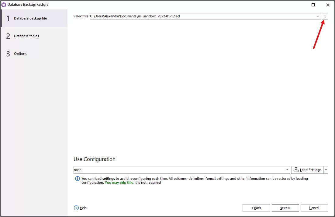WooCommerce Backup Saving Location