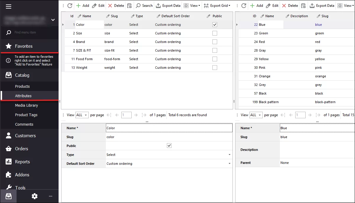 WooCommerce Attributes Management