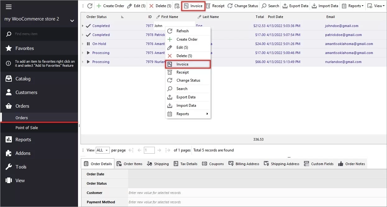 WooCommerce Print Invoice / Save to PDF