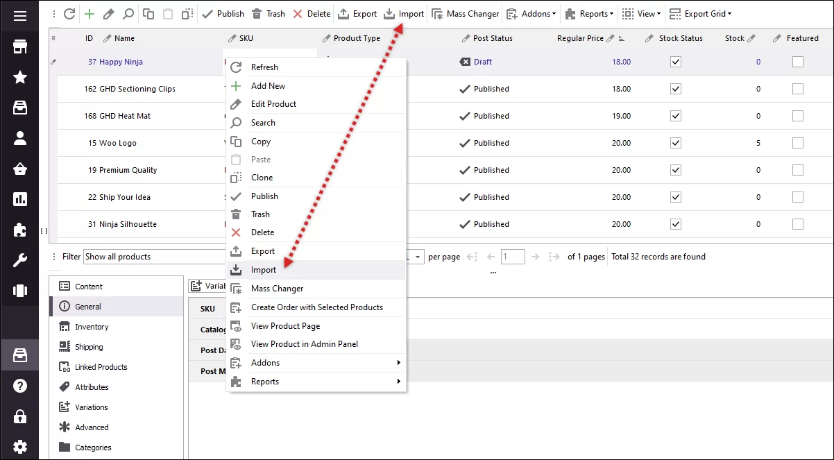 WooCommerce CSV Products Import Wizard Launch