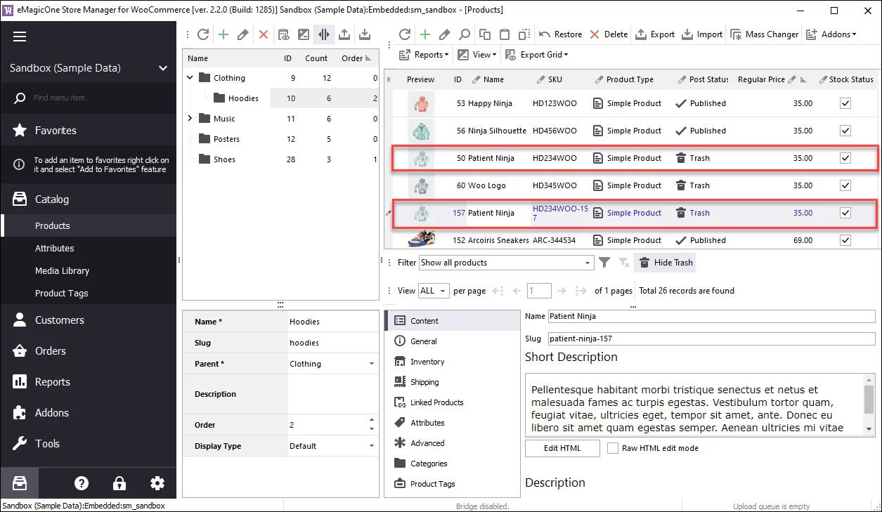 Cloned WooCommerce Product