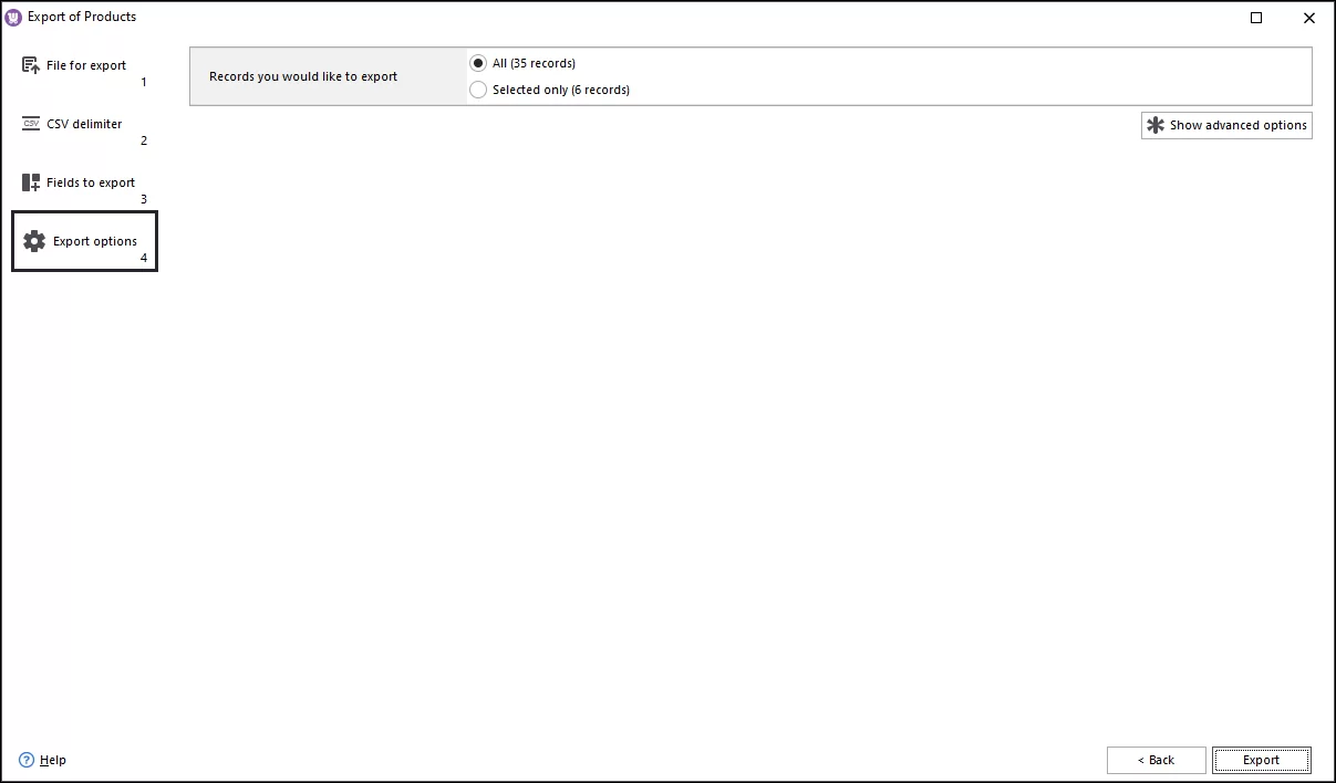 Export All or Selected WooCommerce Products by Category