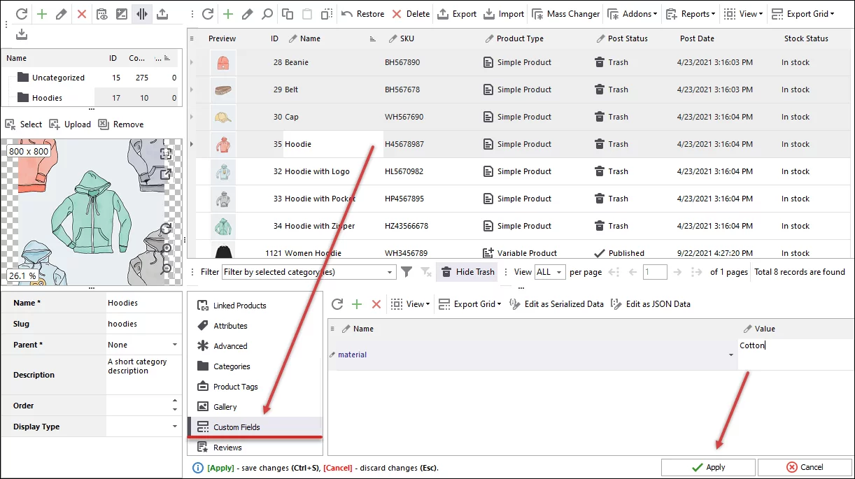 WooCommerce Custom Fields