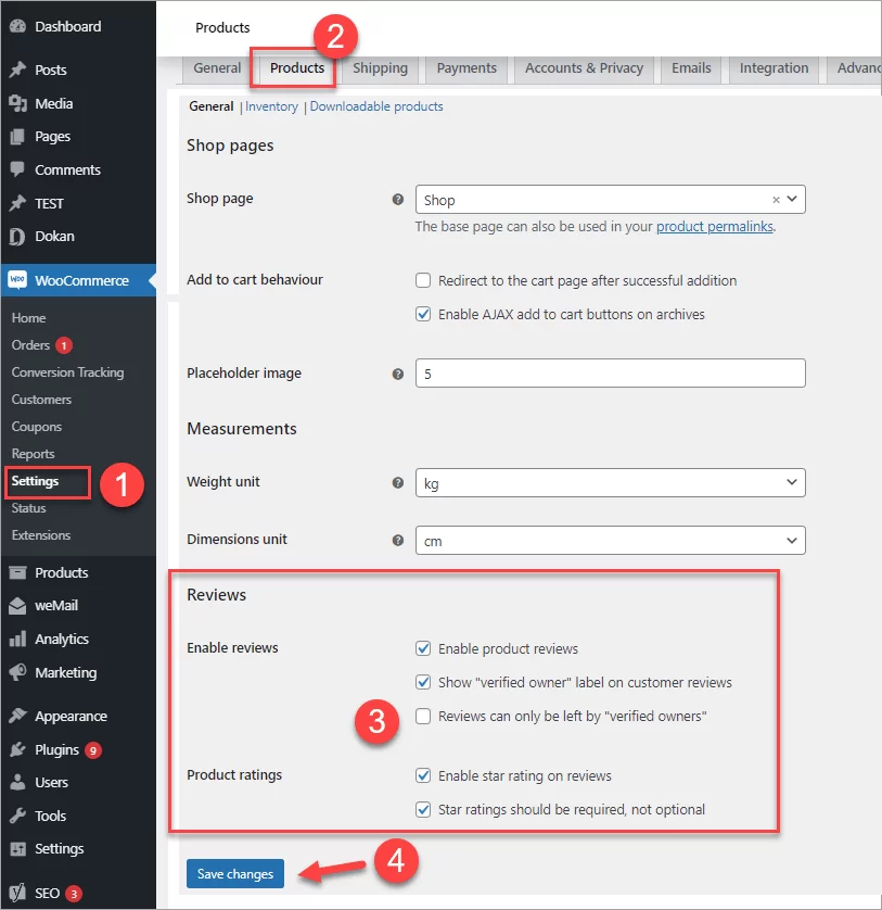 WooCommerce Enable Reviews