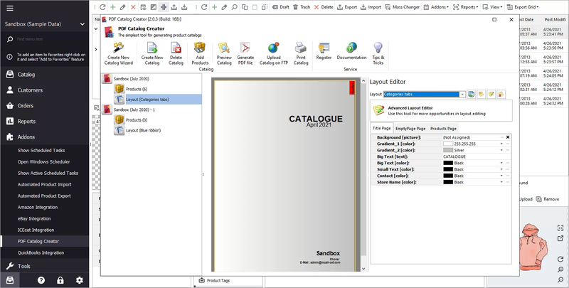 Store Manager for WooCommerce PDF Catalog Creator Addon