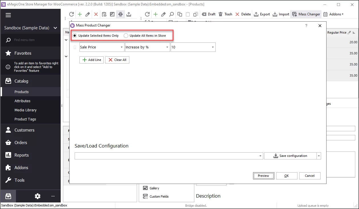 Update WooCommerce Sale Price for All Products or Selected