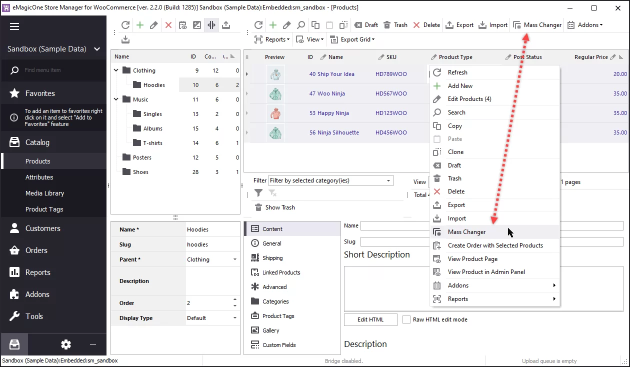 WooCommerce Mass Product Changer for Price Update