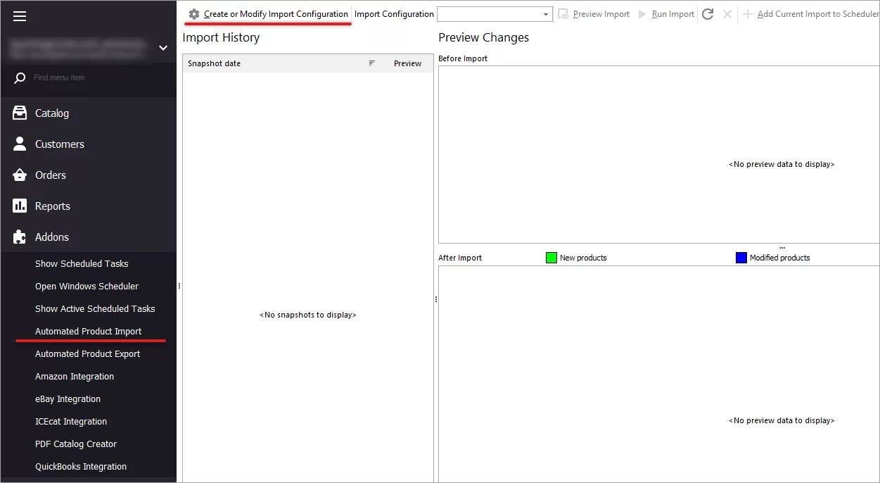 WooCommerce Autoimport Configuration Creation for Stock Updates