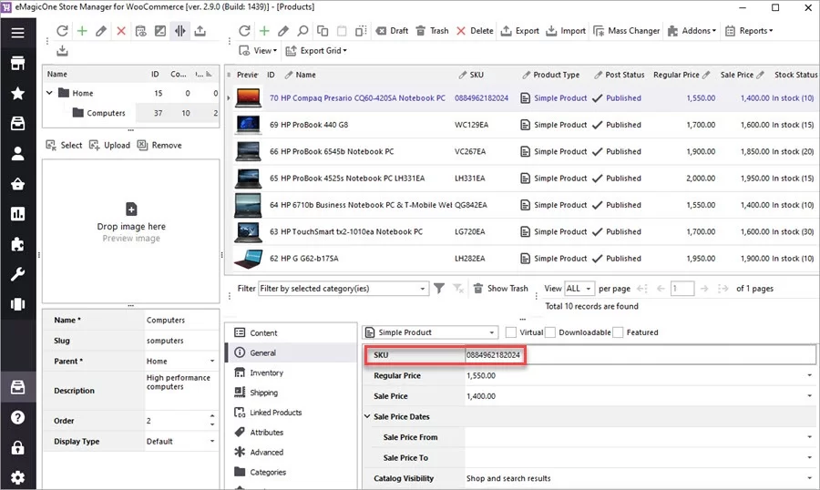 WooCommerce ICEcat Code SKU EANCODE