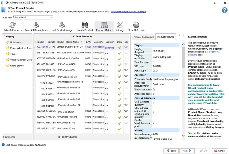 WooCommerce ICEcat Retrieve Preview Products