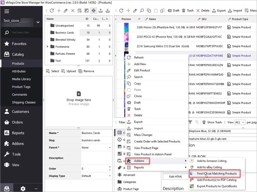 WooCommerce Store Manager ICEcat Launch