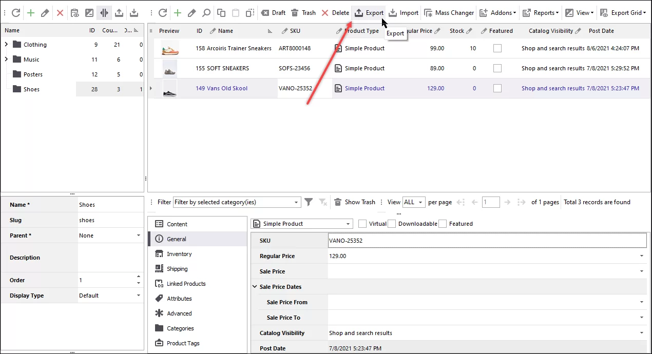 Export WooCoommerce to Google Sheets Option