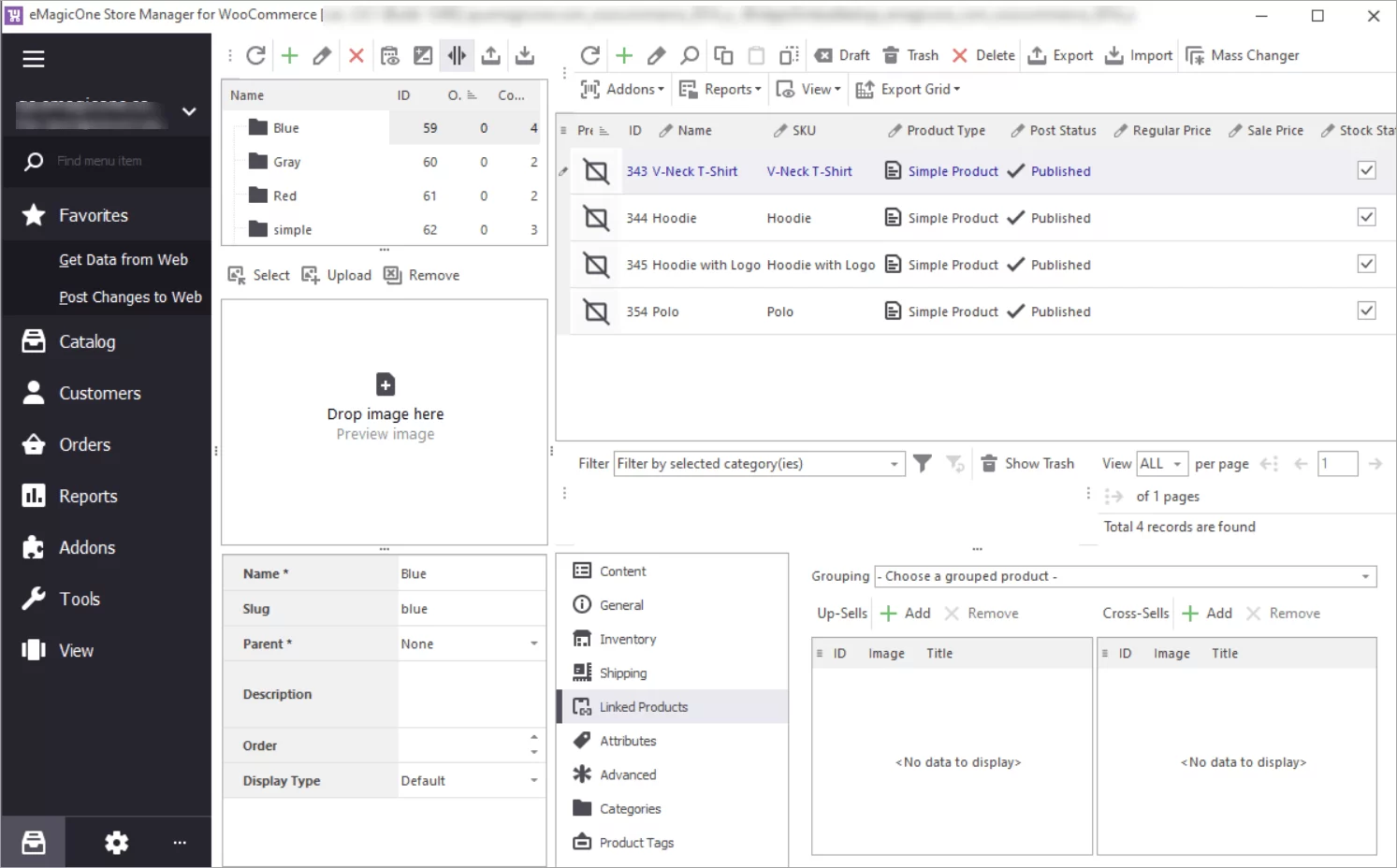 WooCommerce Store Manager XML Imported Products