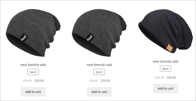 WooCommerce Sale Prices Applied