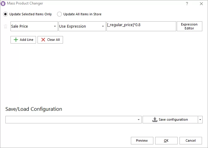 WooCommerce Store Manager Mass Change Sale Price