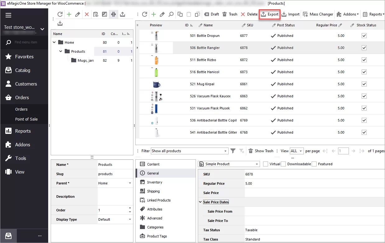 WooCommerce Export Products Google Merchant Feed