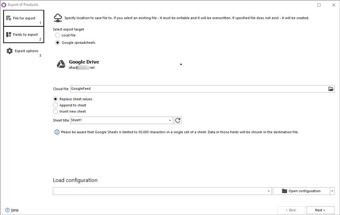 WooCommerce Export Products Google Sheet