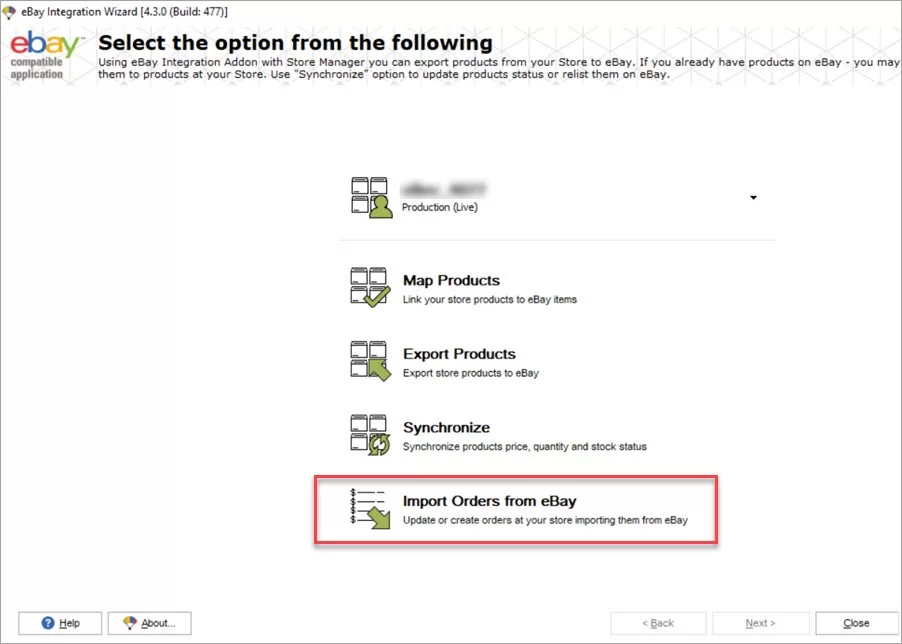 eBay to WooCommerce Launch Integration Import Orders