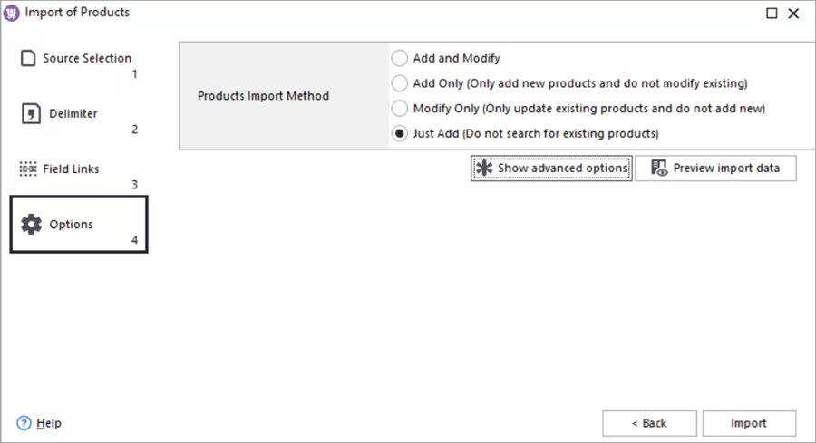 WooCommerce Store Manager Import Attributes Option