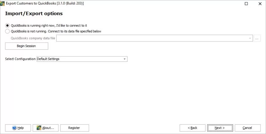 WooCommerce Store Manager QuickBooks Export Customers Options
