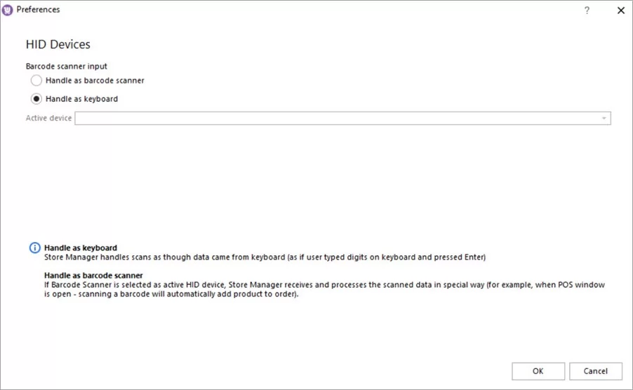 WooCommerce Store Manager POS Scanner Settings