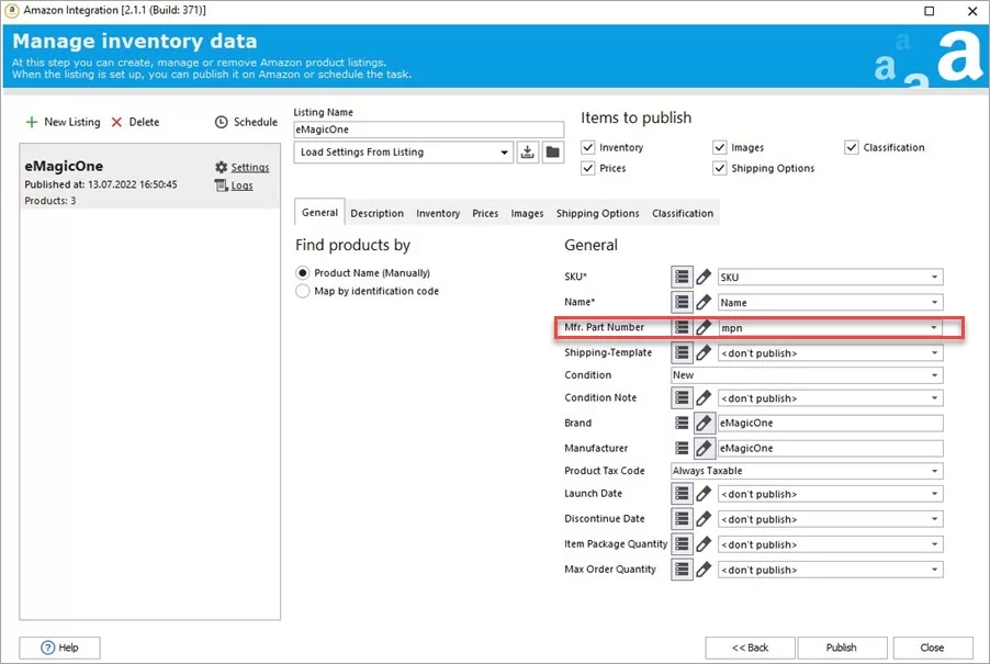 WooCommerce Store Manager Amazon Integration Fulfillment MPN