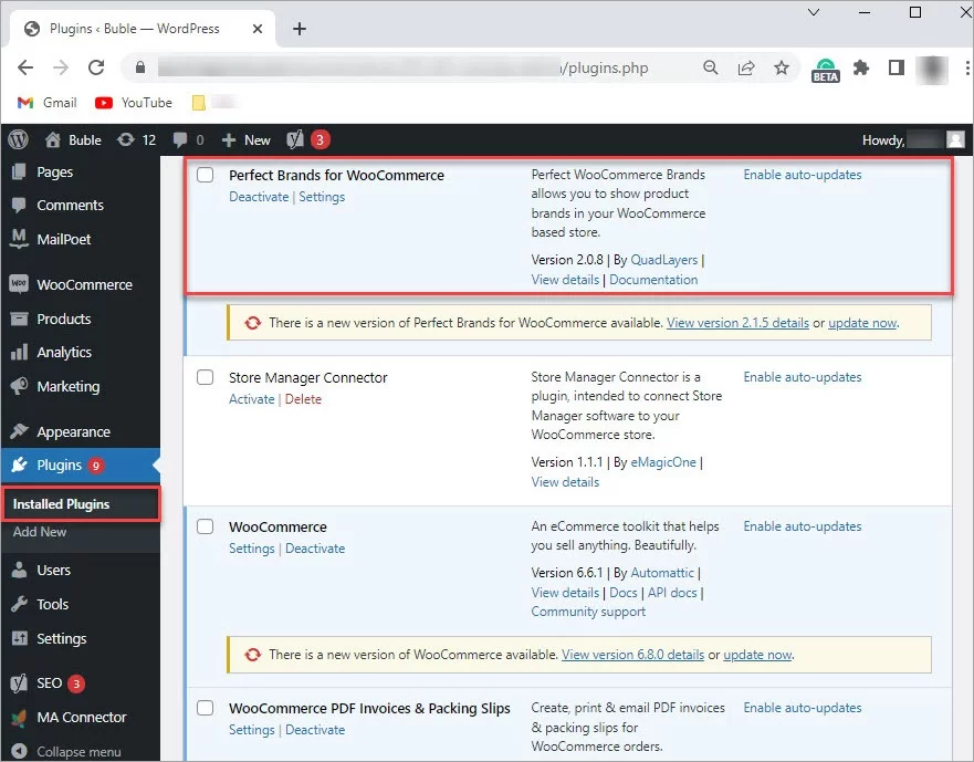 WooCommerce Brands Activate