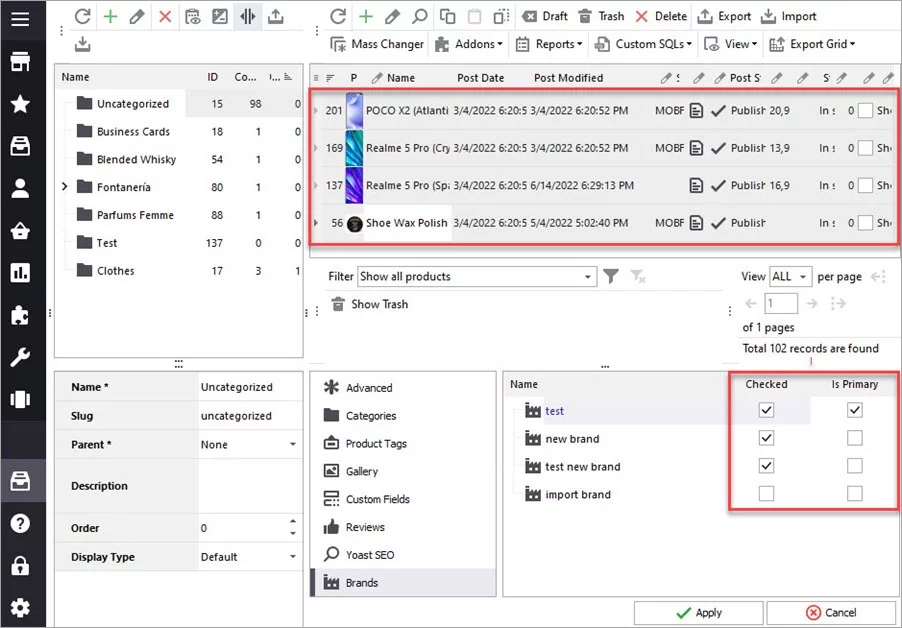 WooCommerce Store Manager Brands Import Completed Mass