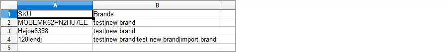 WooCommerce Store Manager Brands Import File