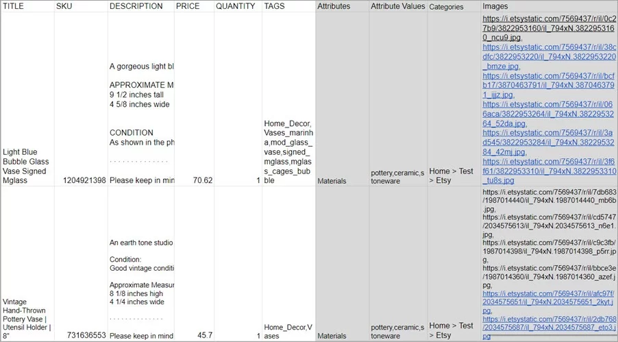 Etsy to WooCommerce Import File Edited