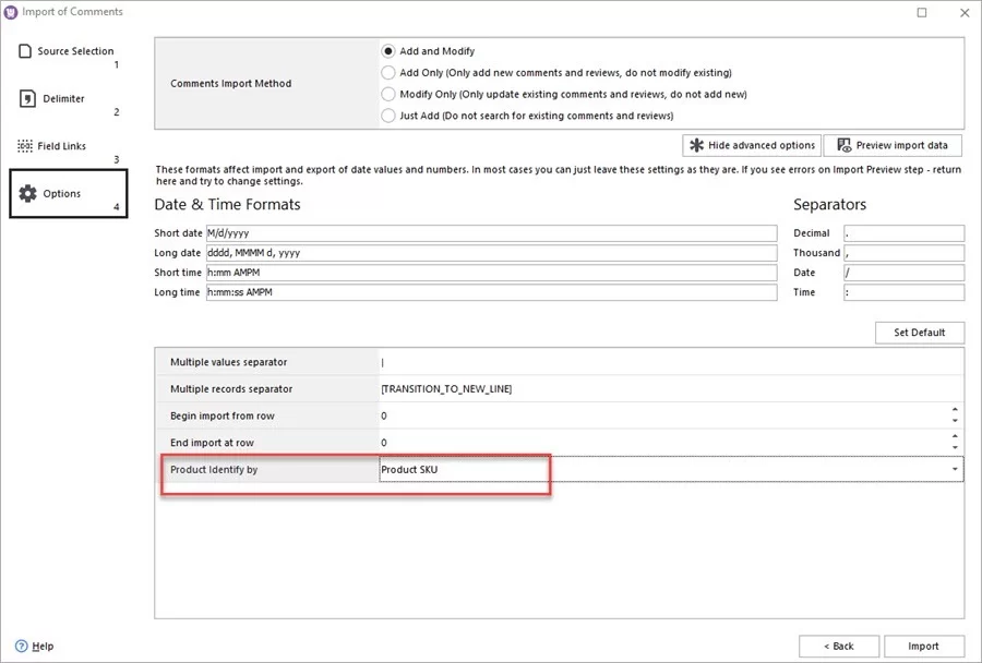 WooCommerce Store Manager Import Etsy Reviews Option