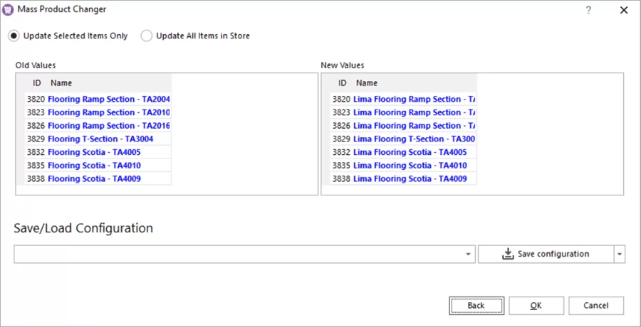 WooCommerce Store Manager Brands Mass Changer Prepend Preview